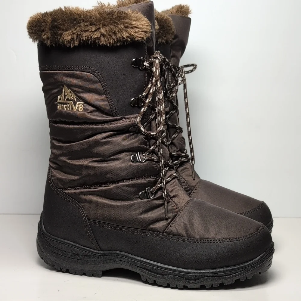 Arctiv8 Alaska 2 thinsulate brown winter boots womans size 10 EU 42